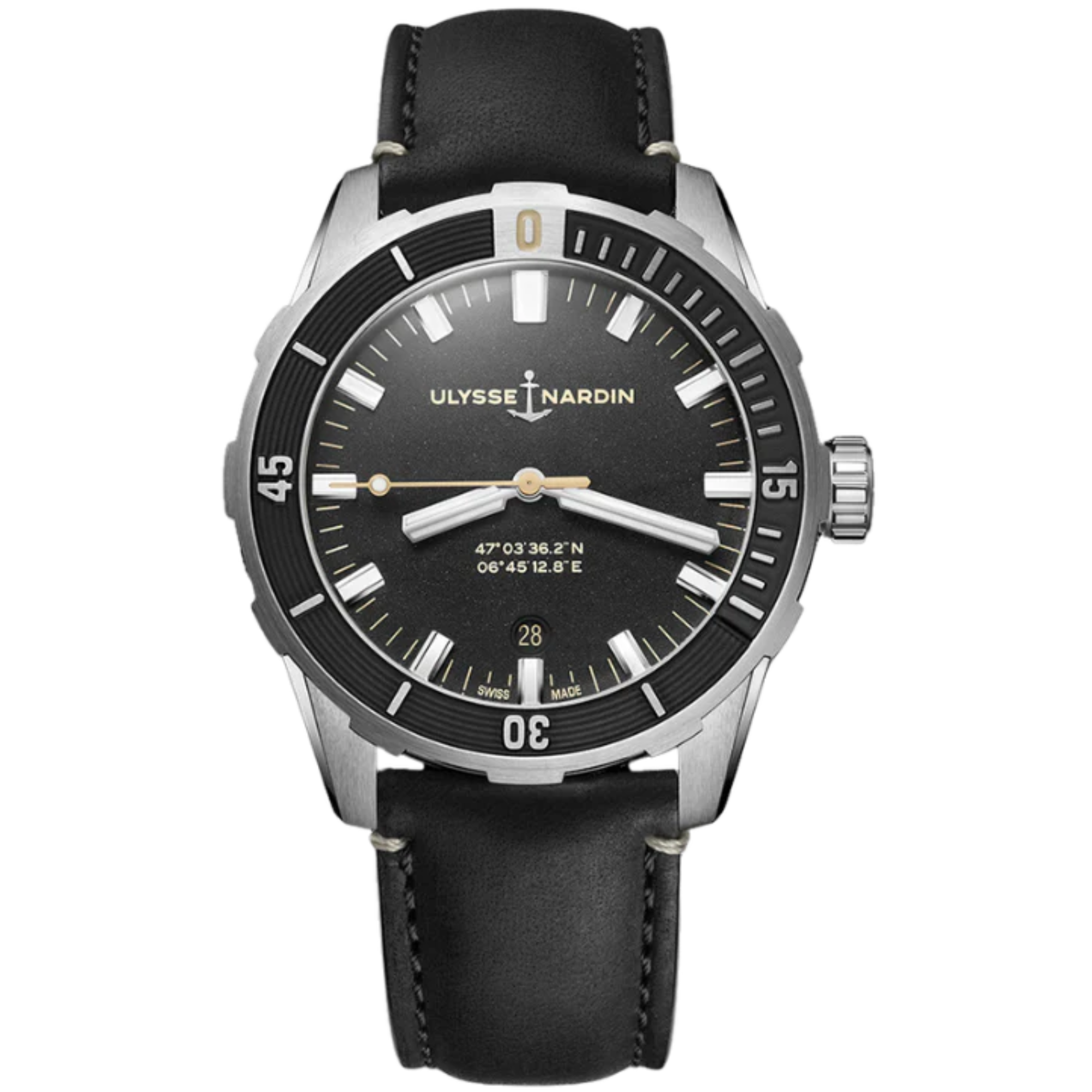 DIVER 42 MM STAINLESS STEEL WITH BLACK DIAL - Ulysse Nardin
