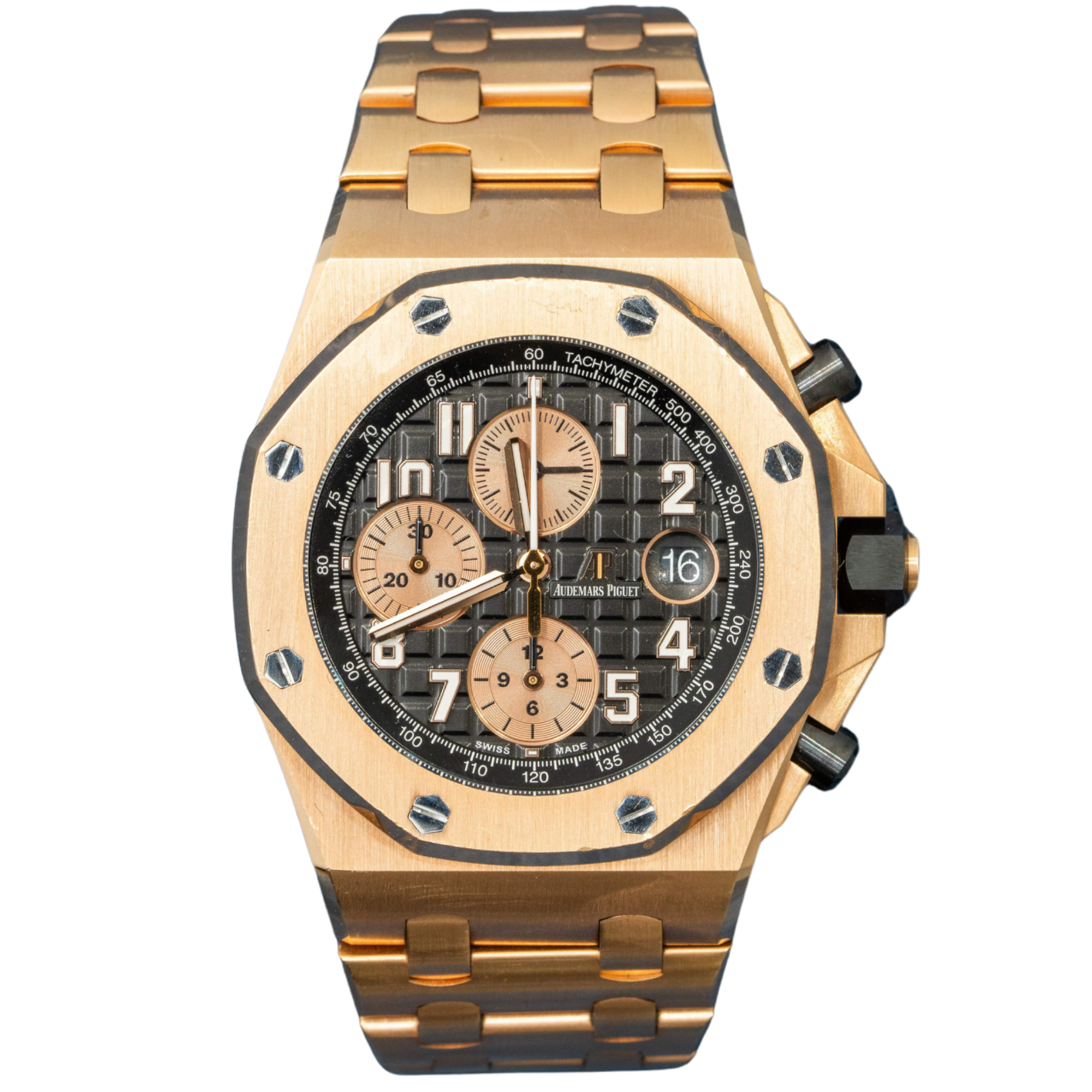 Audemars Piguet Royal Oak Offshore Ref. 26470OR.OO.1000OR.03 42MM Rose Gold with Black Dial - Audemars Piguet