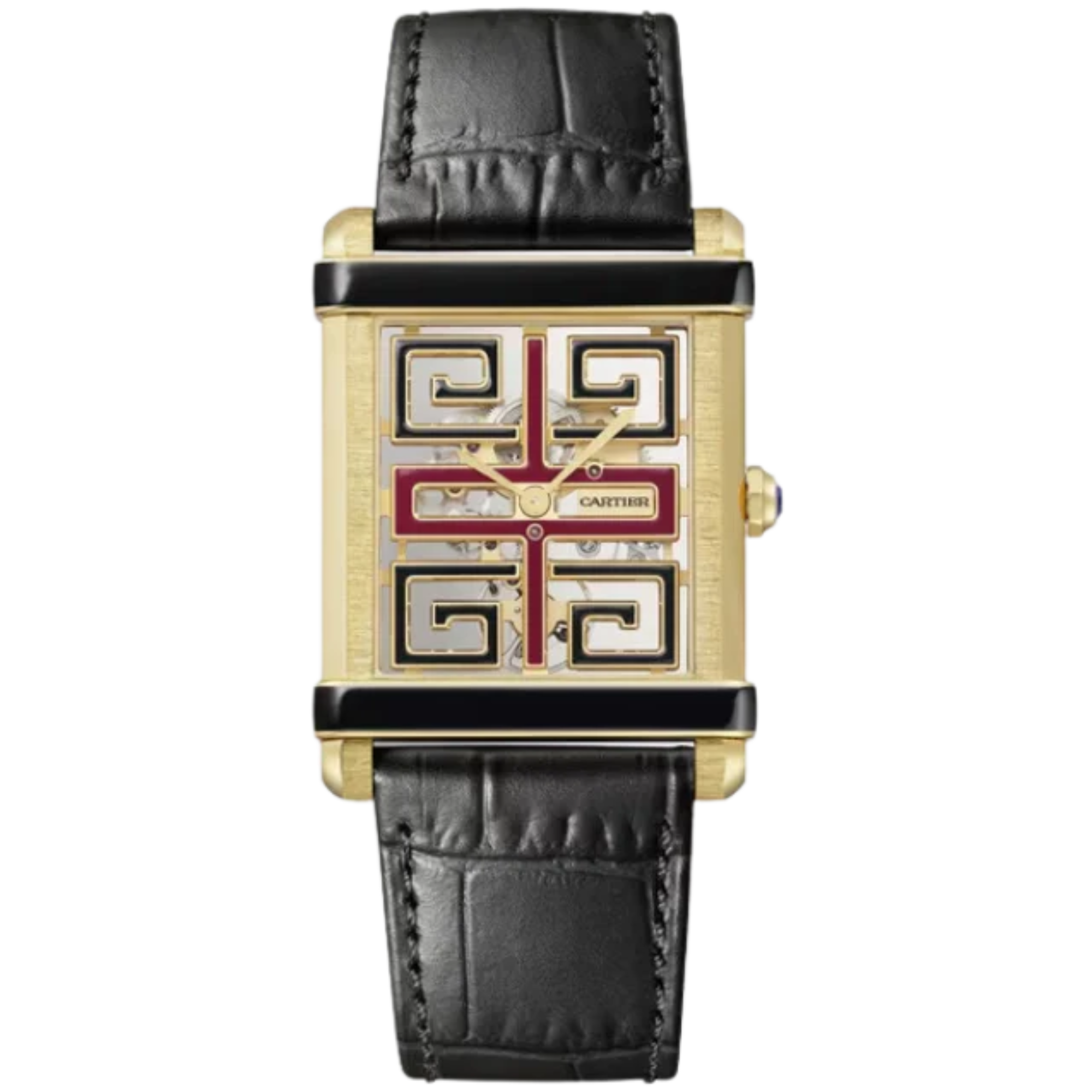 TANK 40 mm CHINOISE WATCH YELLOW GOLD - Cartier