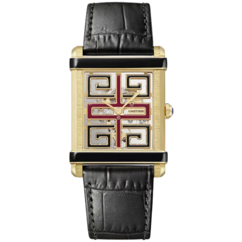 TANK 40 mm CHINOISE WATCH YELLOW GOLD - Cartier