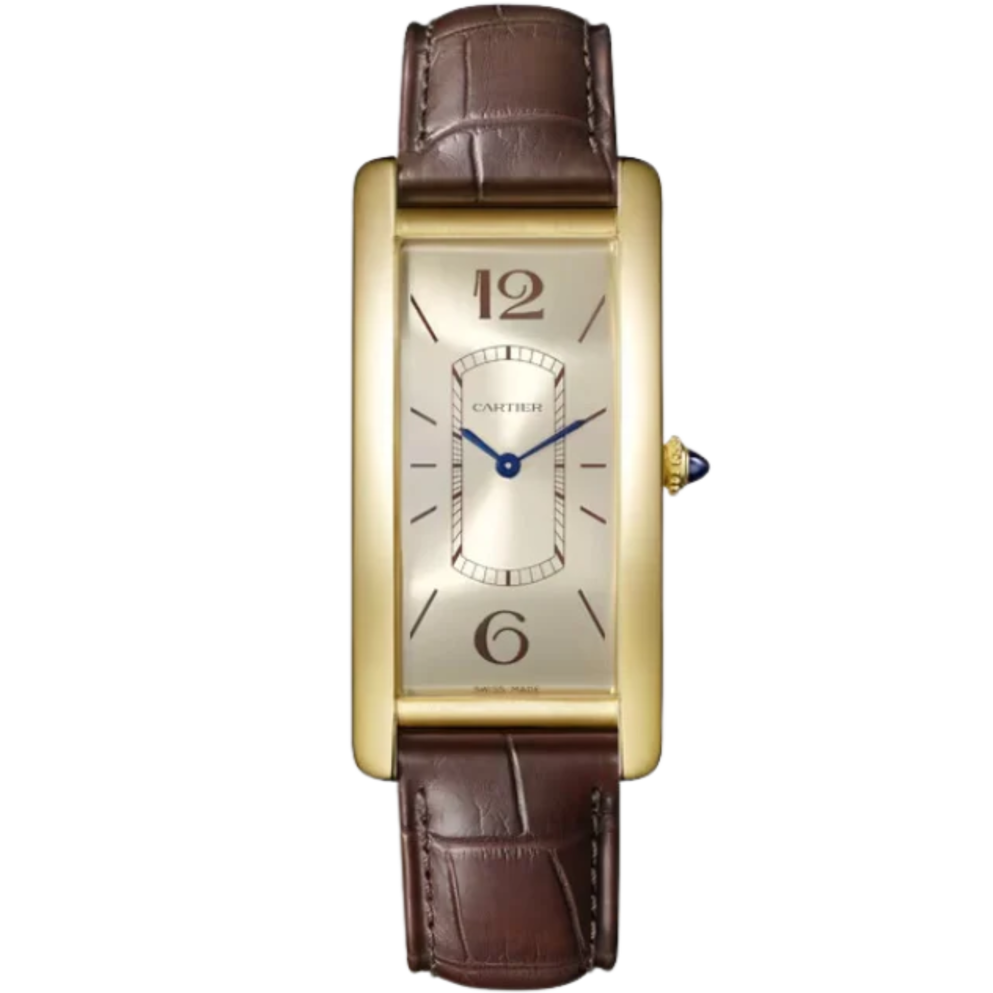 TANK 46 mm CINTRÉE WATCH YELLOW GOLD - Cartier