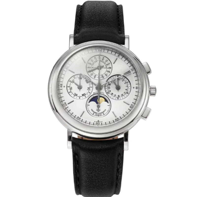 LES COLLECTIONNEURS REFERENCE 49005 38 MM 950 PLATINUM WITH WHITE DIAL - Vacheron Constantin