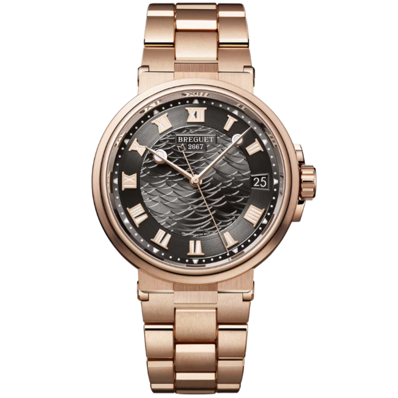 MARINE 5517 40 ROSE GOLD WITH SLATE GREY DIAL - Breguet