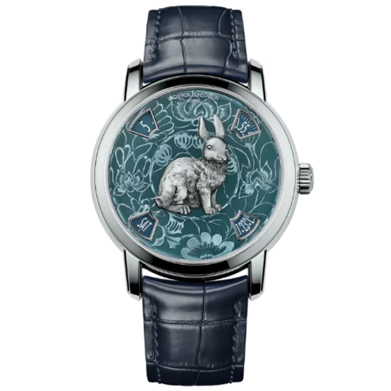 METIERS D'ART THE LEGEND OF THE CHINESE ZODIAC - YEAR OF THE RABBIT 40 MM PLATINUM 950 WITH 22K WHITE GOLD DIAL - Vacheron Constantin
