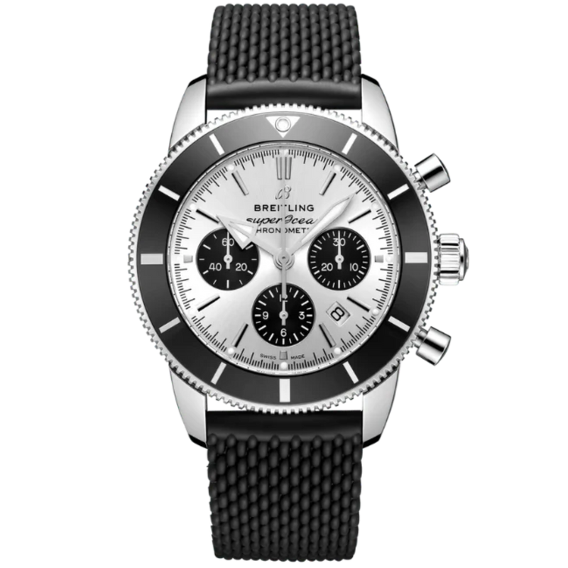 SUPEROCEAN HERITAGE B01 CHRONOGRAPH 44 MM STAINLESS STEEL WITH SILVER DIAL - Breitling