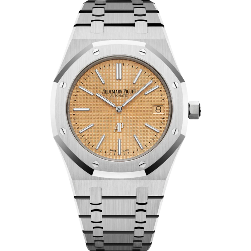 Audemars Piguet Royal Oak Ref. 15202BC.OO.1240BC.01 39MM White Gold Royal Oak Salmon Dial - Audemars Piguet