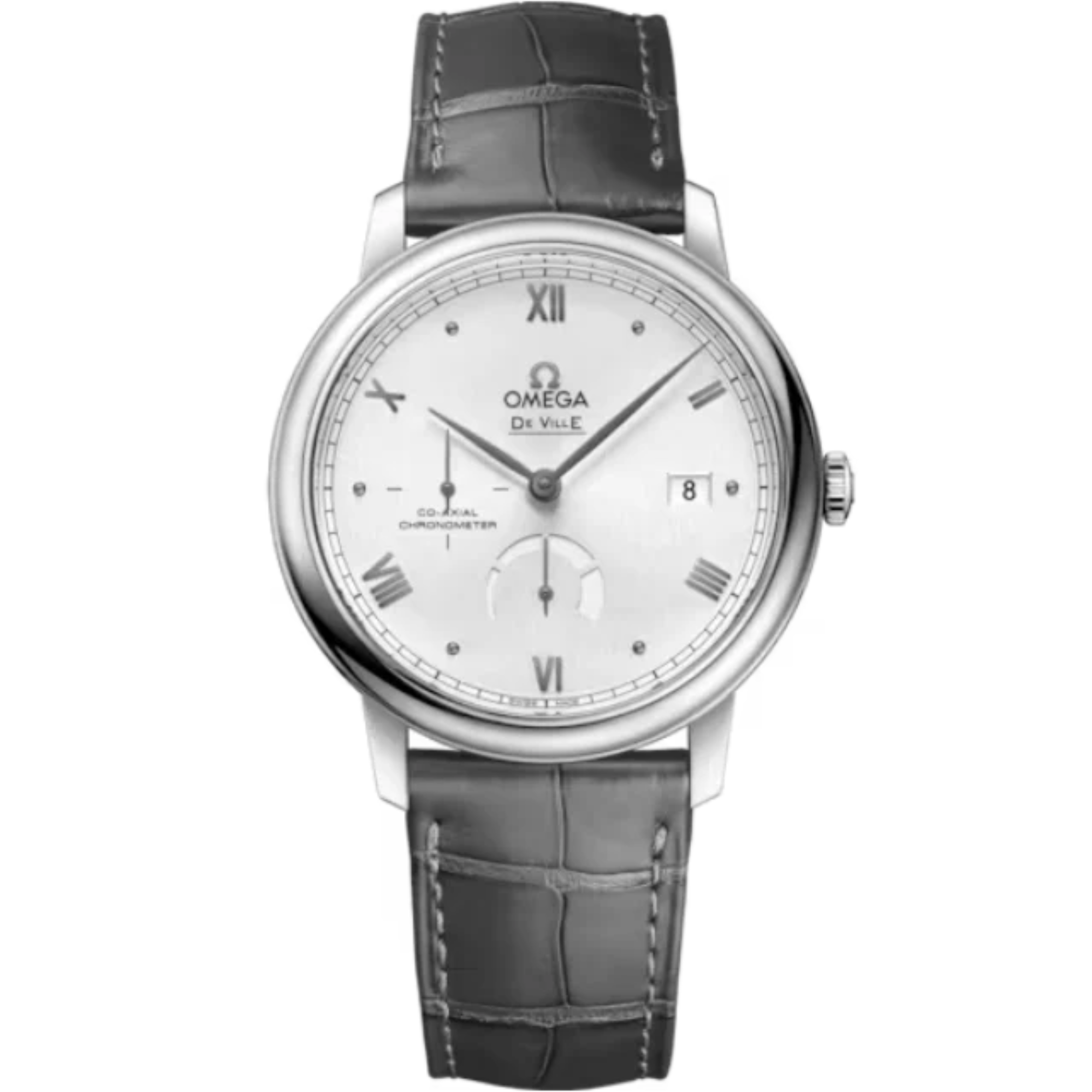 DE VILLE PRESTIGE 39 MM STAINLESS STEEL WITH SILVER DIAL - Omega