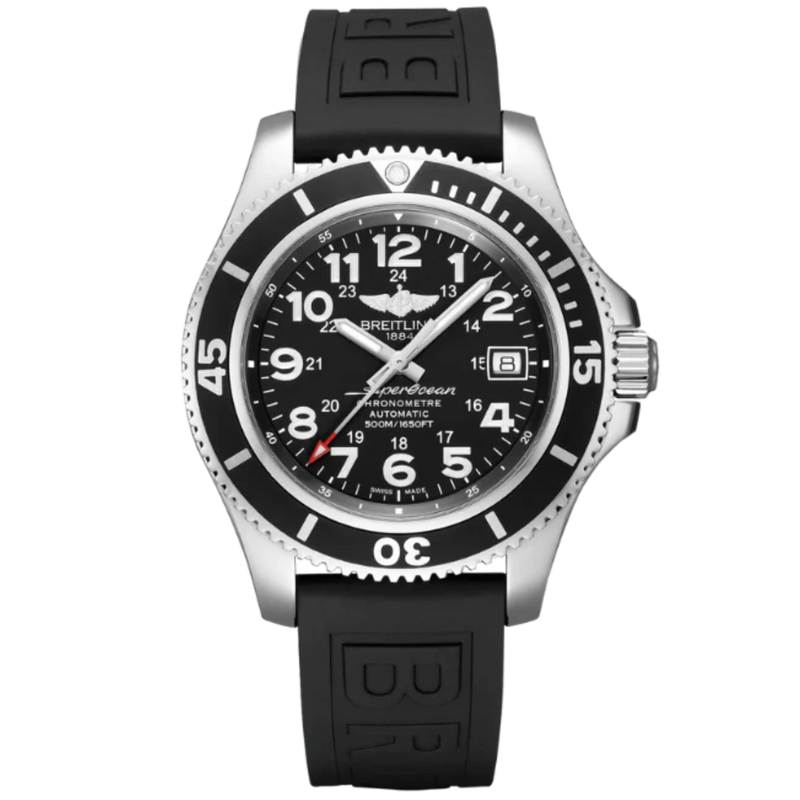 SUPEROCEAN II 42 MM STAINLESS STEEL WITH BLACK DIAL - Breitling