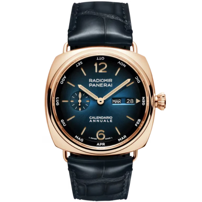 RADIOMIR ANNUAL CALENDAR PAM01363 45 MM GOLD WITH BLUE DIAL - Panerai