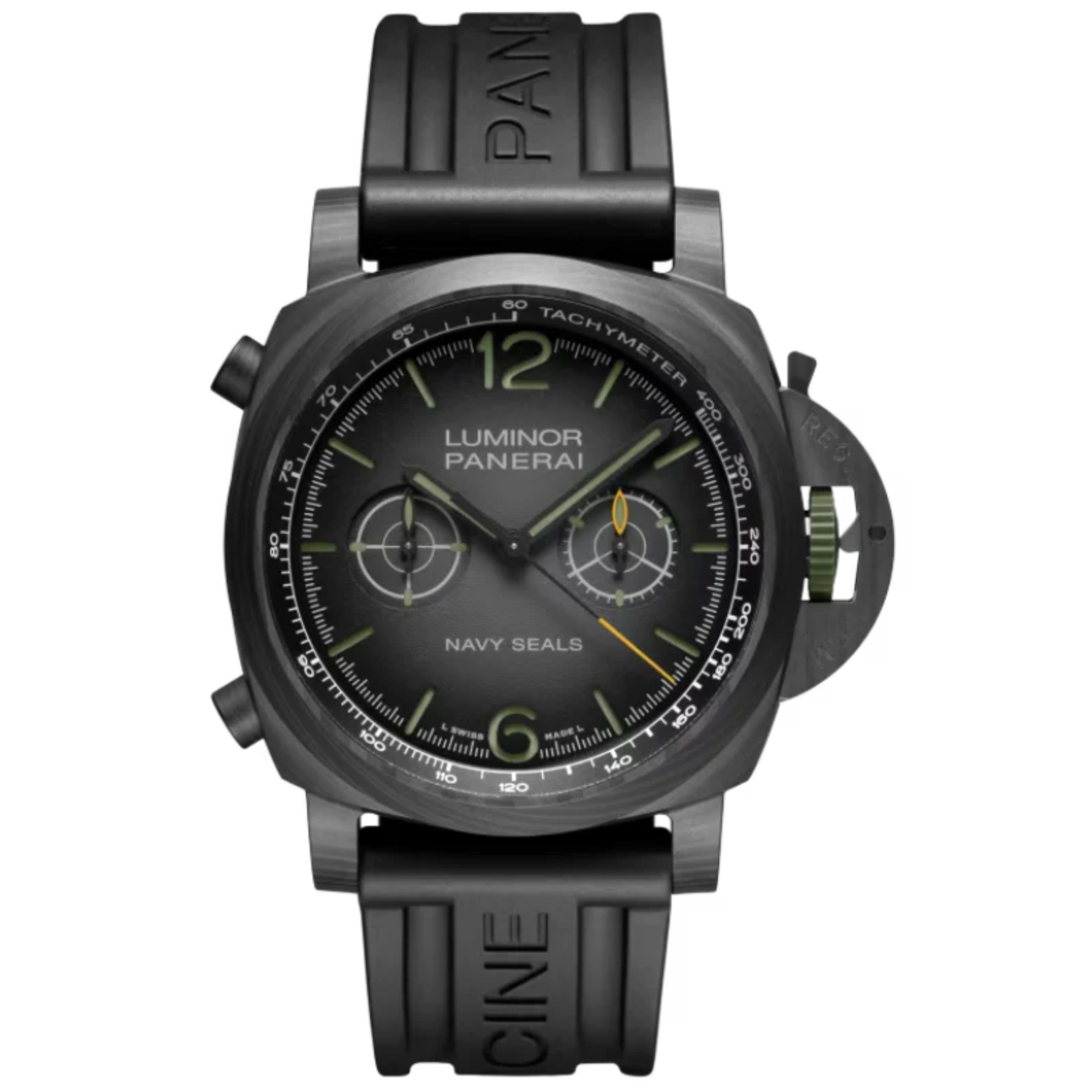 LUMINOR CHRONO NAVY SEALS PAM01419 44 MM CARBOTECH™ WITH DARK GREY DIAL - Panerai