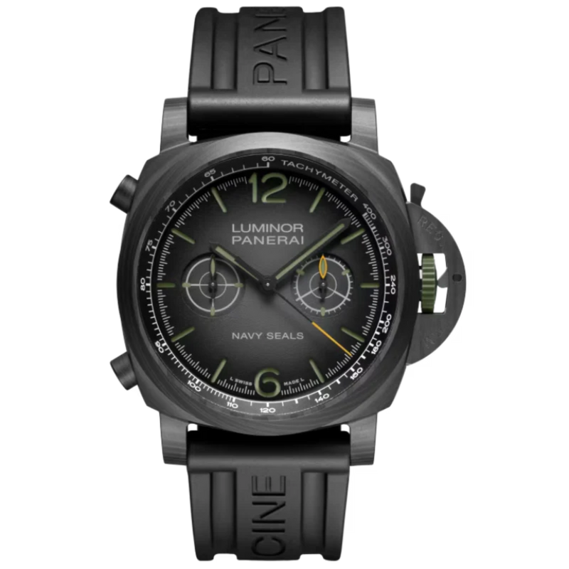 LUMINOR CHRONO NAVY SEALS PAM01419 44 MM CARBOTECH™ WITH DARK GREY DIAL - Panerai