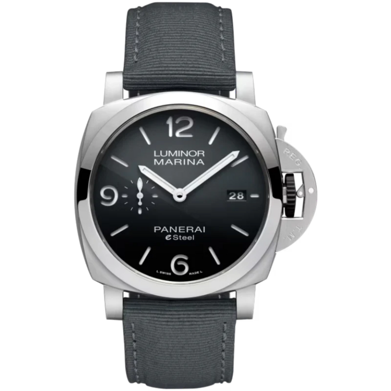 LUMINOR MARINA GRIGIO ROCCIA PAM01358 44 MM STAINLESS STEEL WITH BLACK DIAL - Panerai