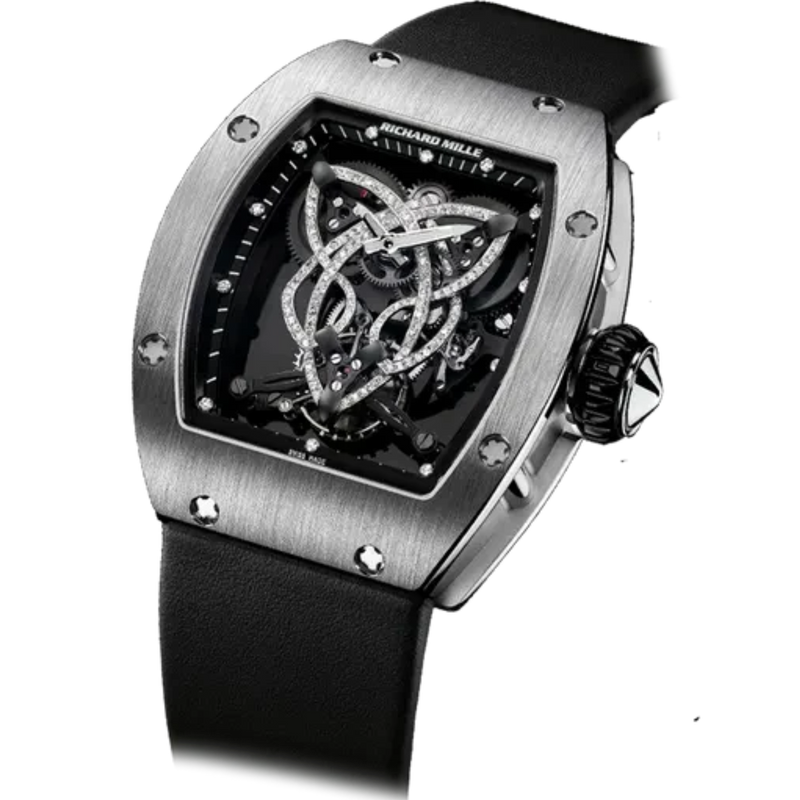 RM 019 Tourbillon Rubber Strap White Gold Case - Richard Mille
