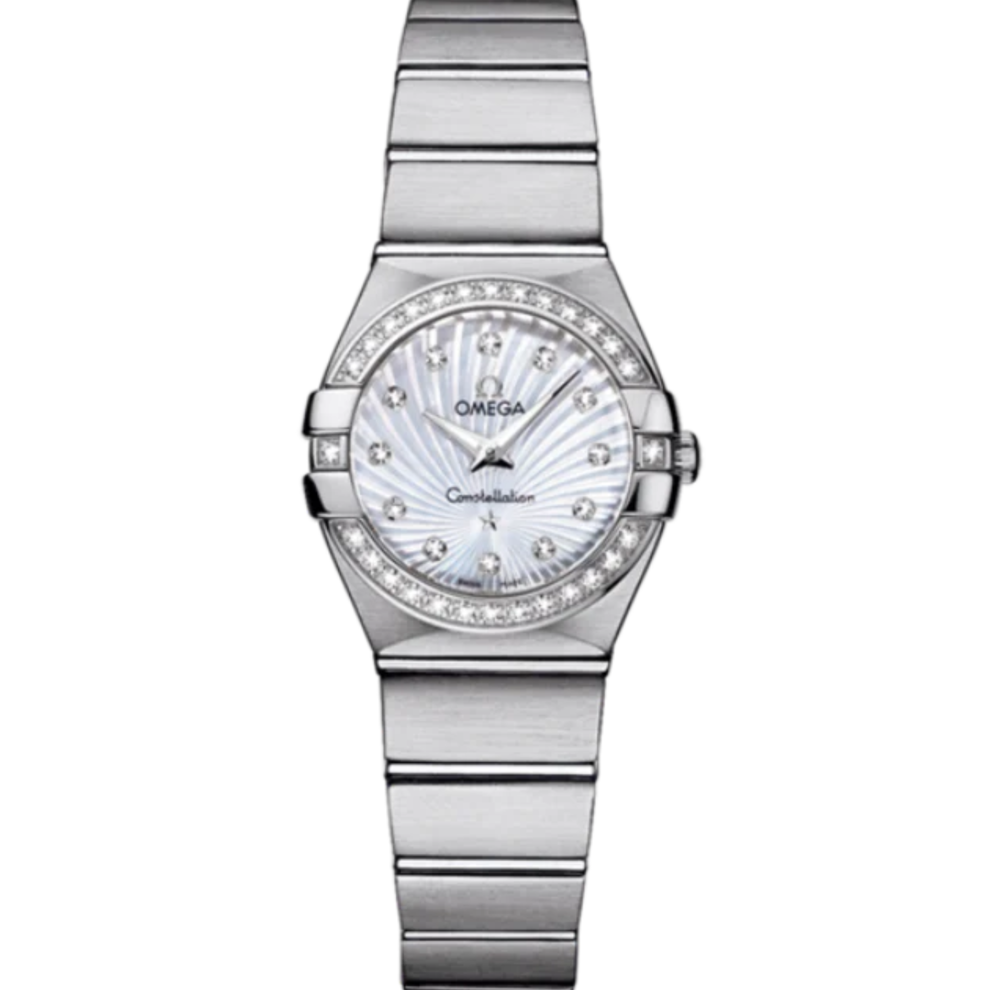 CONSTELLATION 24 MM STAINLESS STEEL WITH MOTHER OF PEARL DIAL - Omega