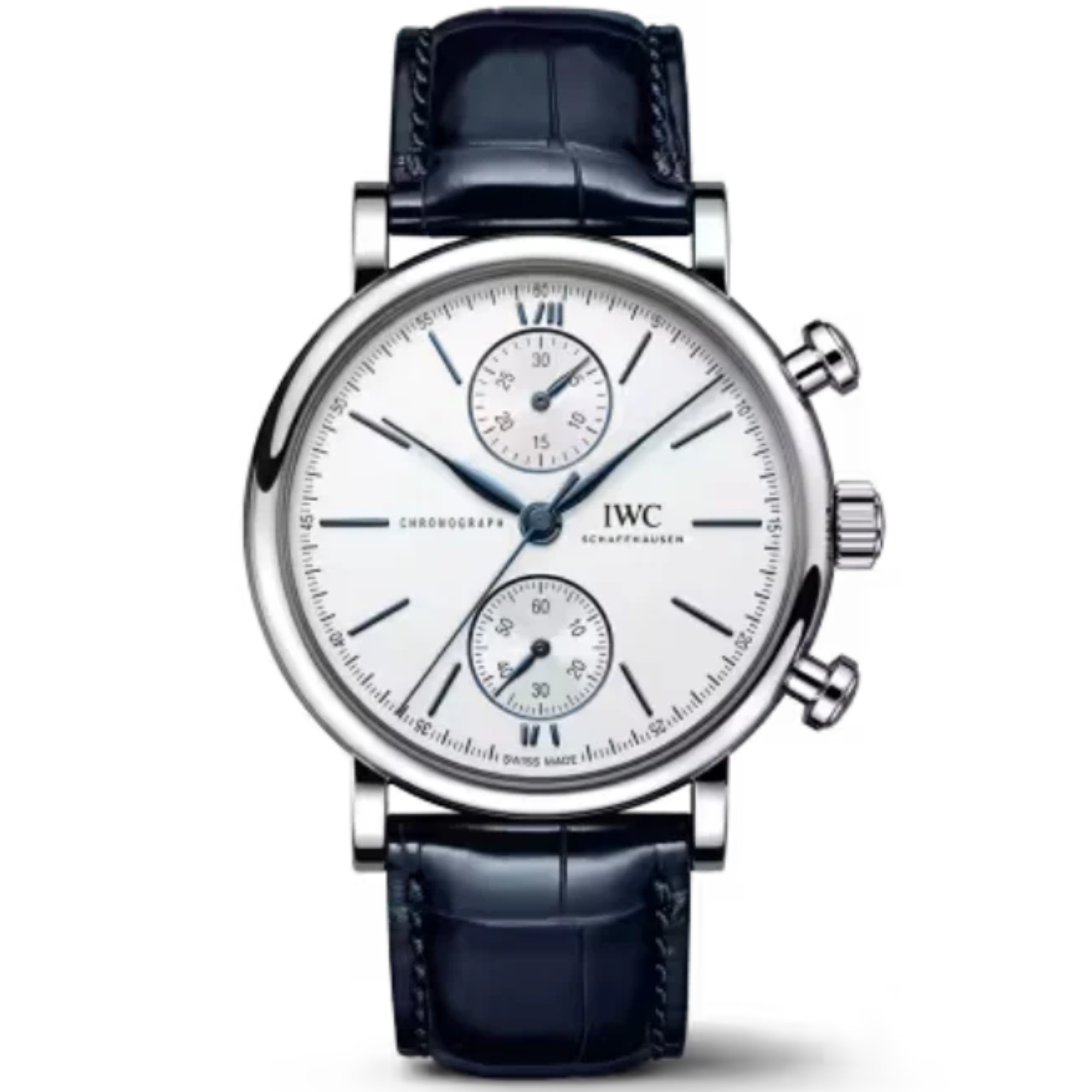 PORTOFINO CHRONOGRAPH 39 MM STAINLESS STEEL WITH WHITE DIAL - IWC