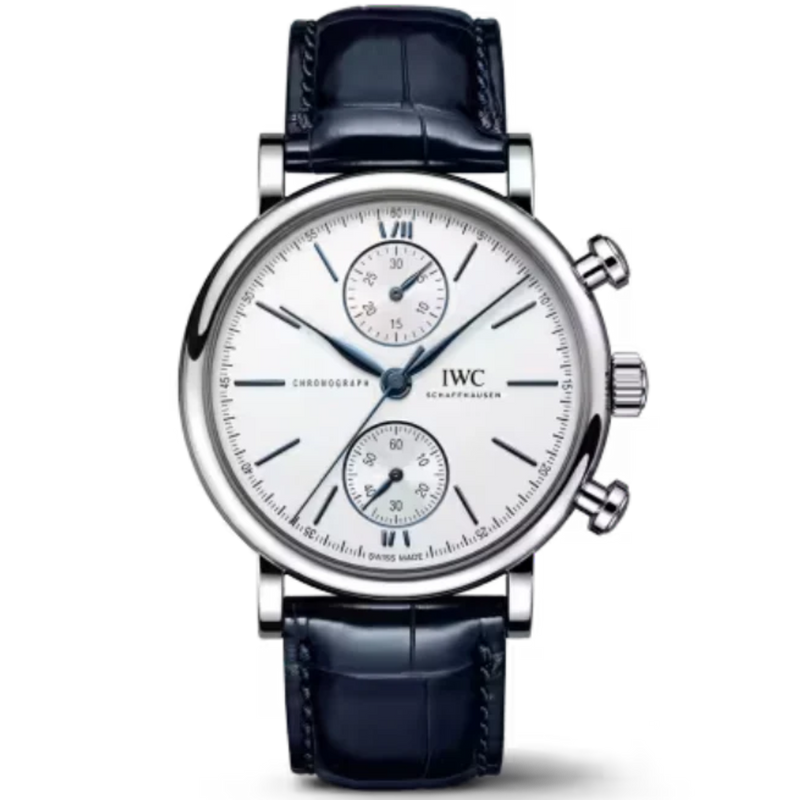 PORTOFINO CHRONOGRAPH 39 MM STAINLESS STEEL WITH WHITE DIAL - IWC