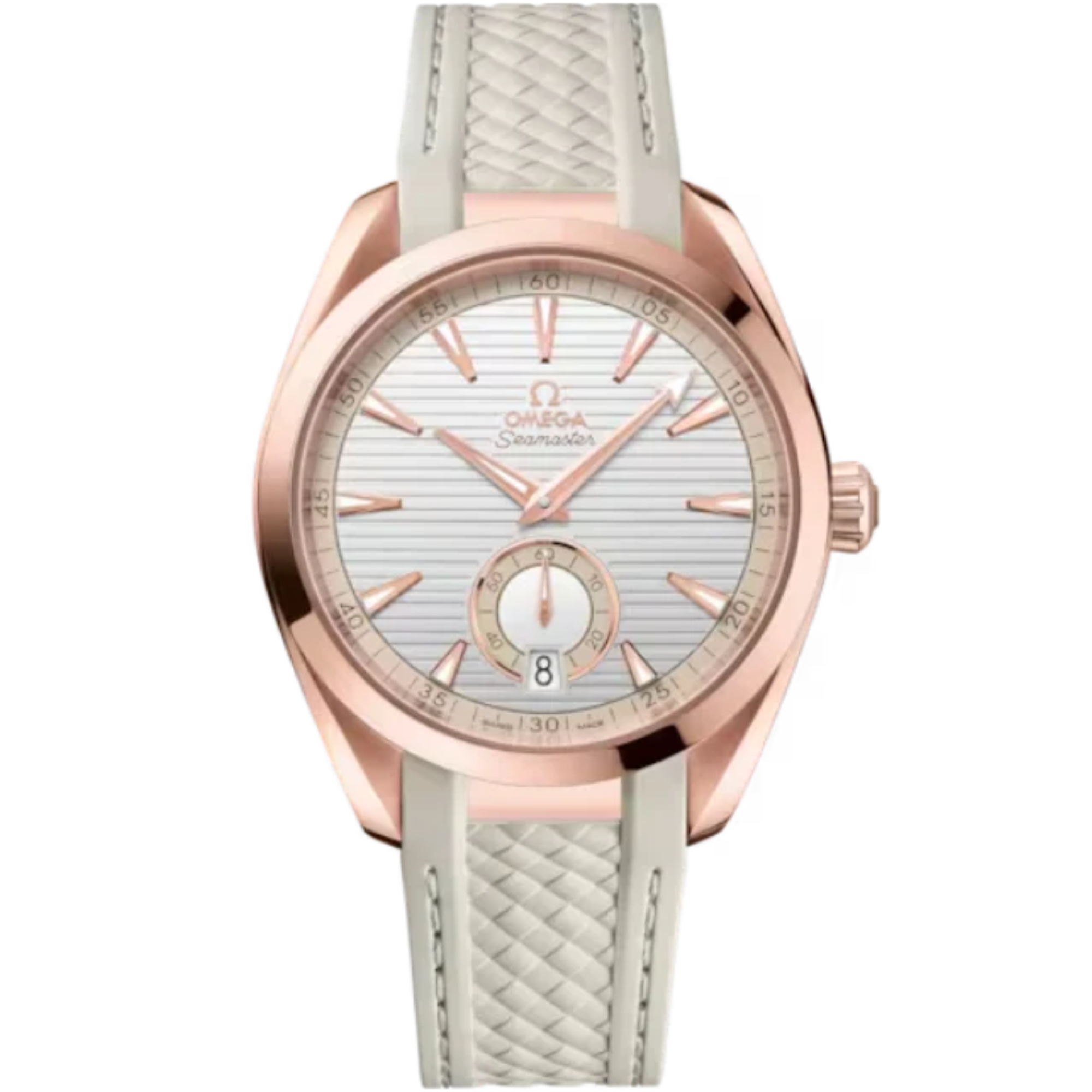 SEAMASTER AQUA TERRA 150M 41 MM SEDNA™ GOLD WITH SILVER DIAL - Omega