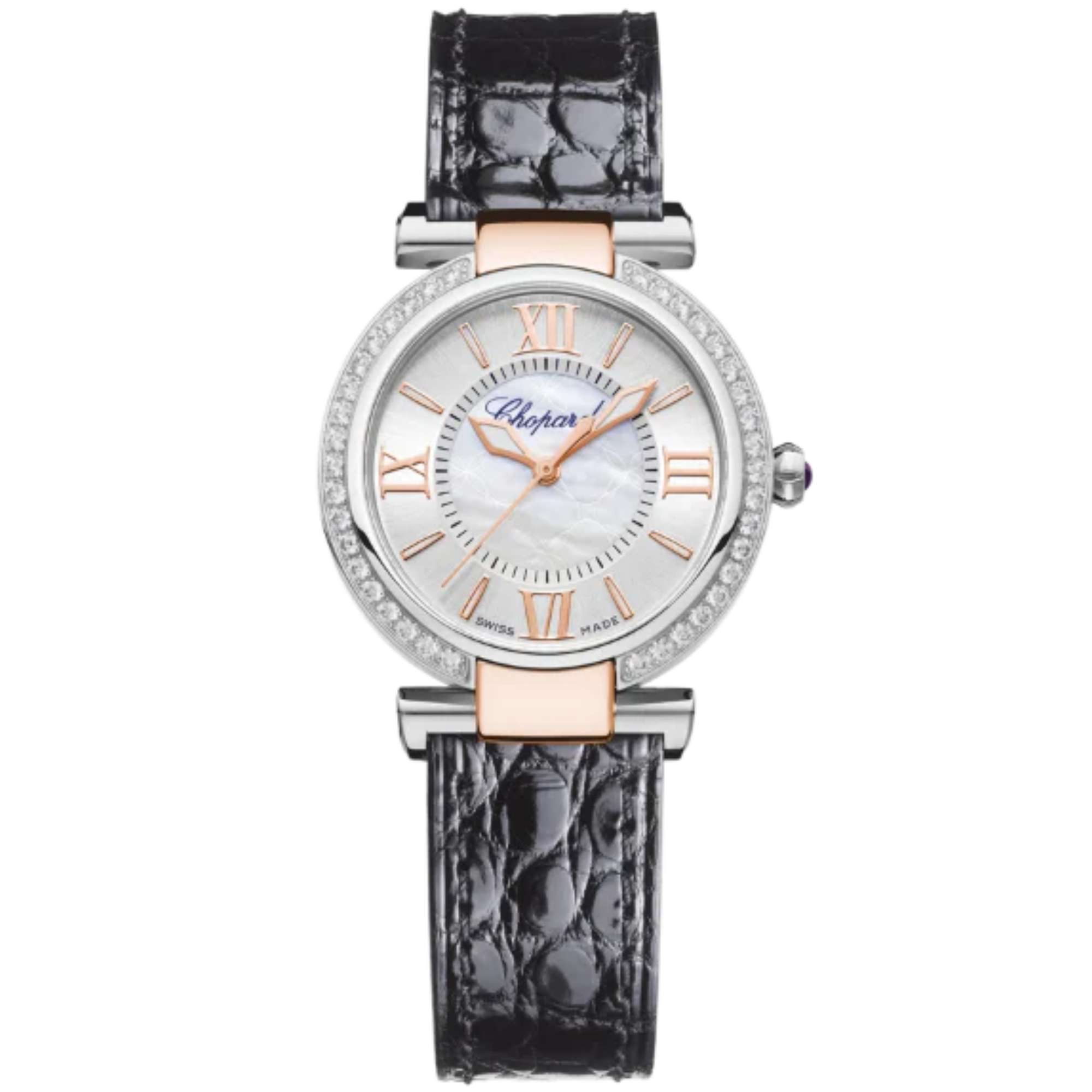 IMPERIALE 29 MM ETHICAL ROSE GOLD - LUCENT STEEL™ WITH SILVER - MOTHER OF PEARL DIAL - Chopard