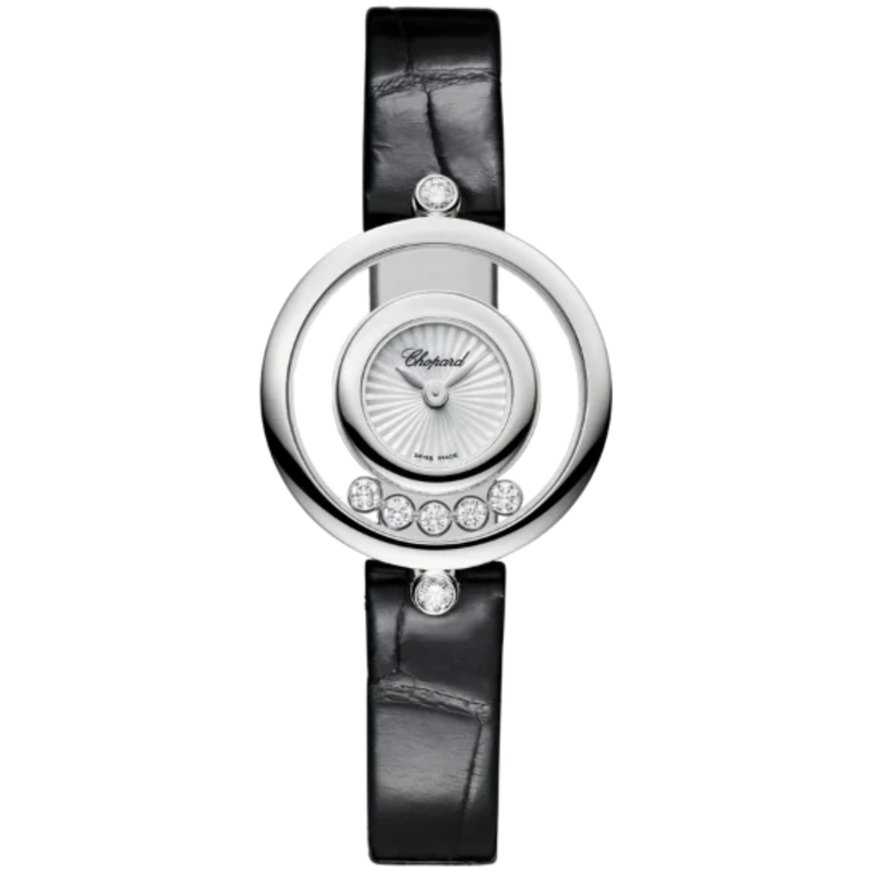 HAPPY DIAMONDS ICONS 26 MM ETHICAL WHITE GOLD WITH MOTHER OF PEARL DIAL - Chopard