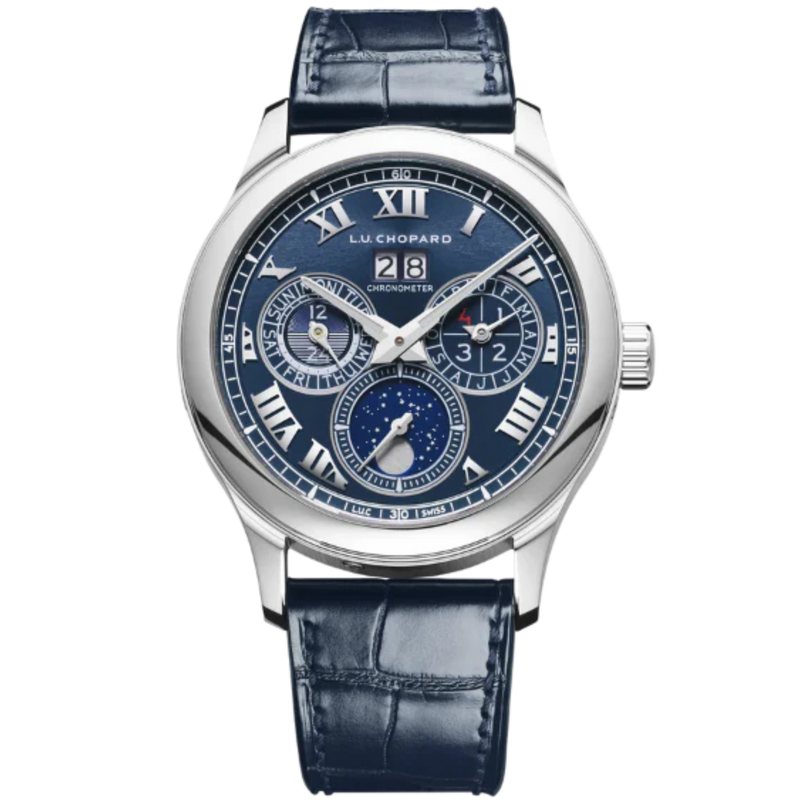 L.U.C LUNAR ONE LIMITED EDITION 43 MM PLATINUM WITH BLUE DIAL - Chopard