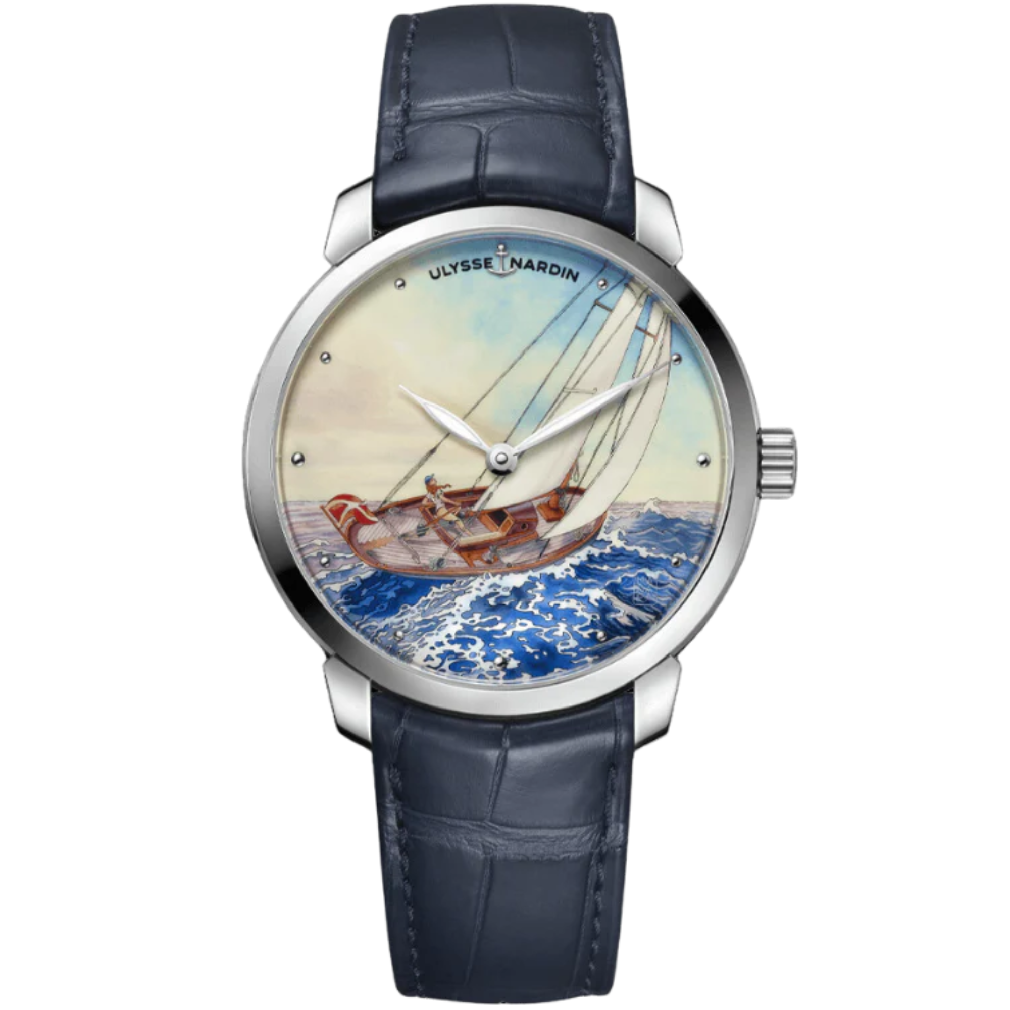 CLASSICO MANARA MANUFACTURE 40 MM STAINLESS STEEL WITH WHITE DIAL - Ulysse Nardin