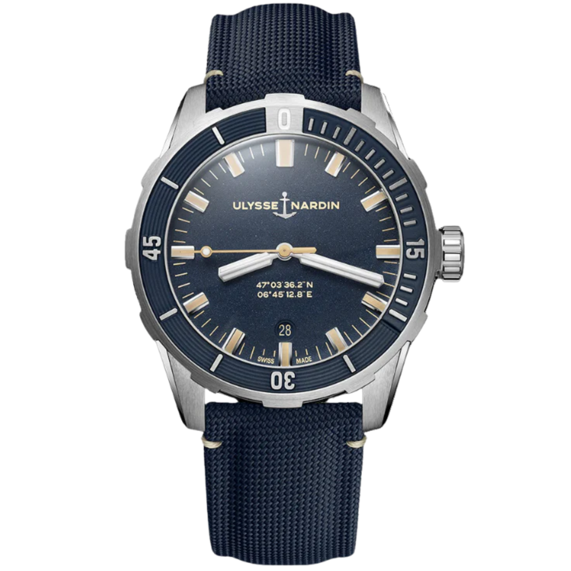 DIVER 42 MM STAINLESS STEEL WITH BLUE DIAL - Ulysse Nardin
