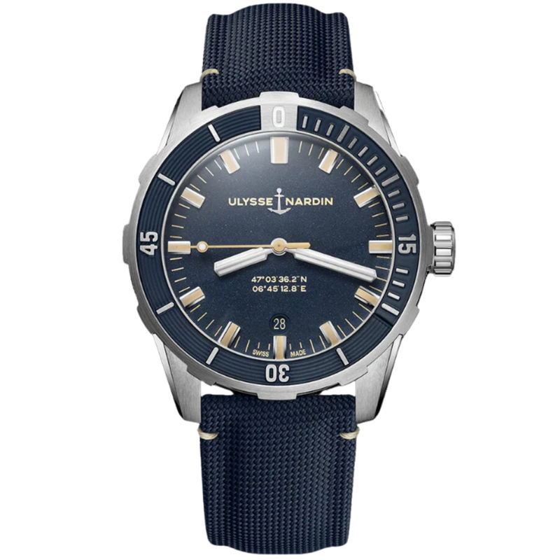 DIVER 42 MM STAINLESS STEEL WITH BLUE DIAL - Ulysse Nardin