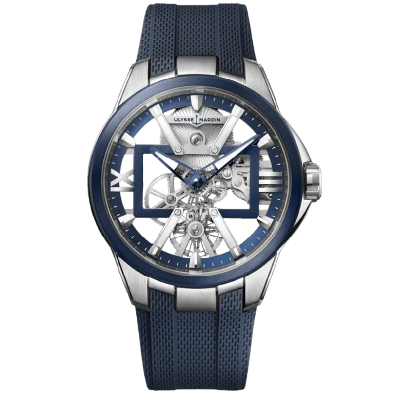 BLAST SKELETON X 42 MM TITANIUM WITH OPENWORKED DIAL - Ulysse Nardin