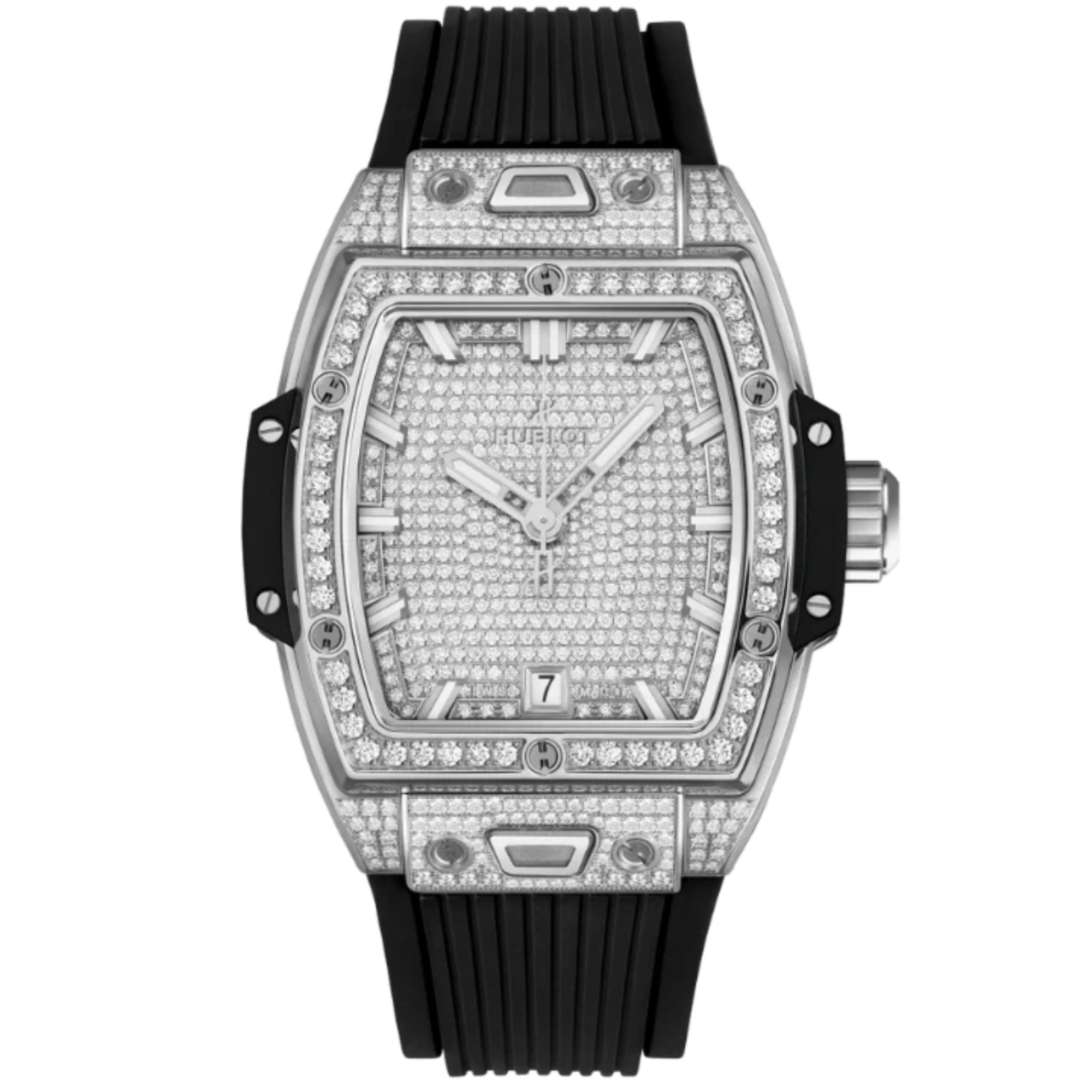 SPIRIT OF BIG BANG 39 MM TITANIUM FULL PAVÉ - Hublot