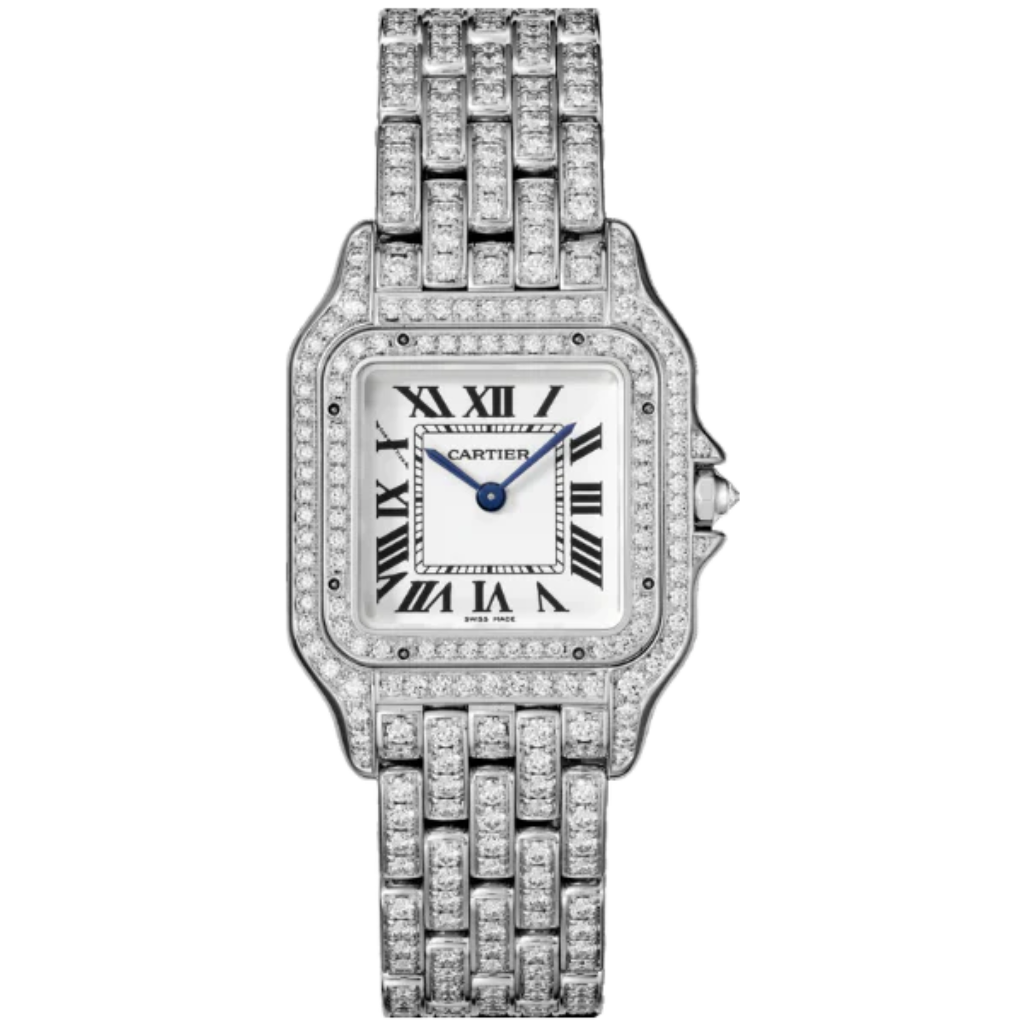 PANTHERE DE CARTIER 37 MM RHODIUMIZED WHITE GOLD - Cartier