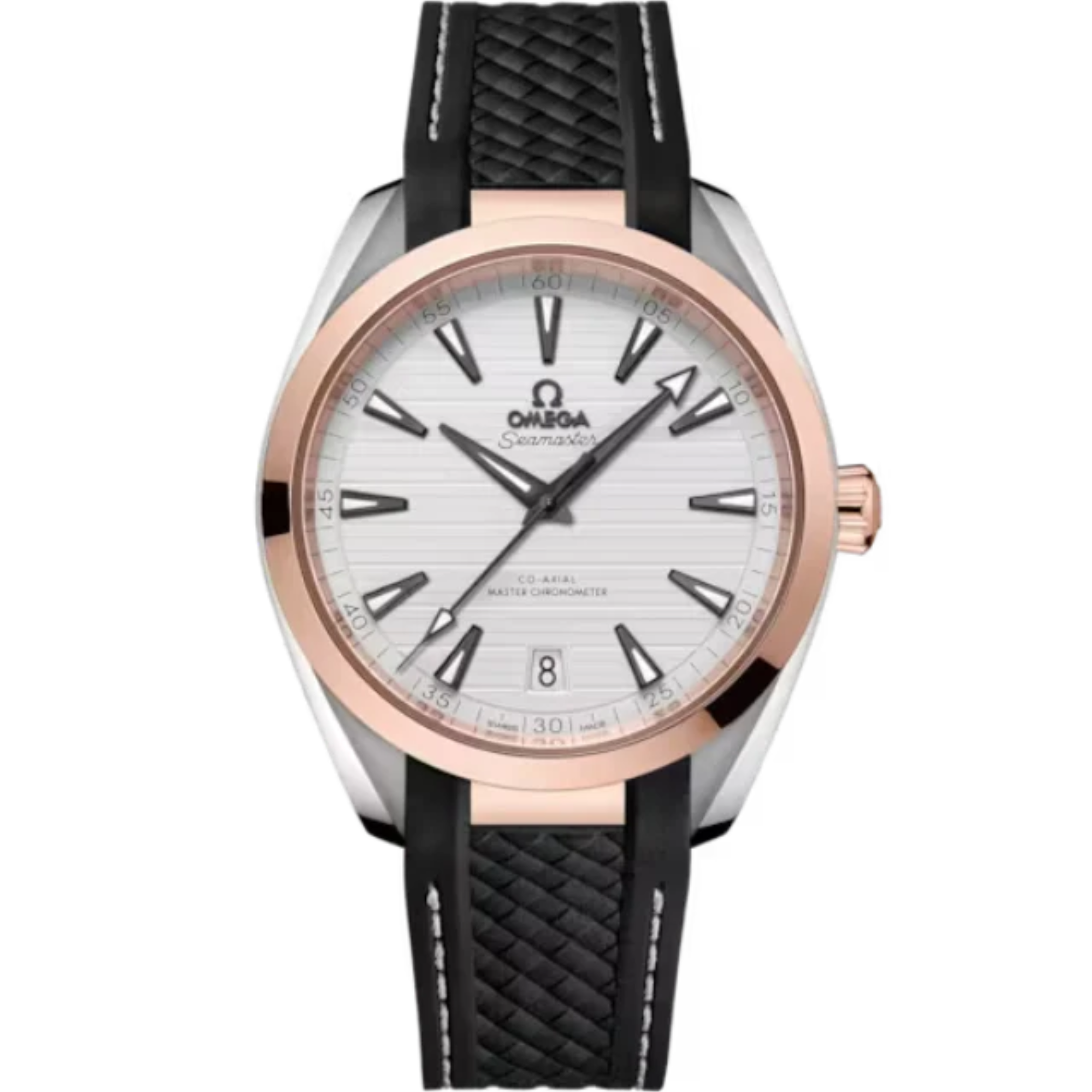 SEAMASTER AQUA TERRA 150M 41 MM STAINLESS STEEL - SEDNA™ GOLD WITH SILVER DIAL - Omega