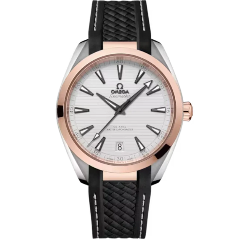 SEAMASTER AQUA TERRA 150M 41 MM STAINLESS STEEL - SEDNA™ GOLD WITH SILVER DIAL - Omega