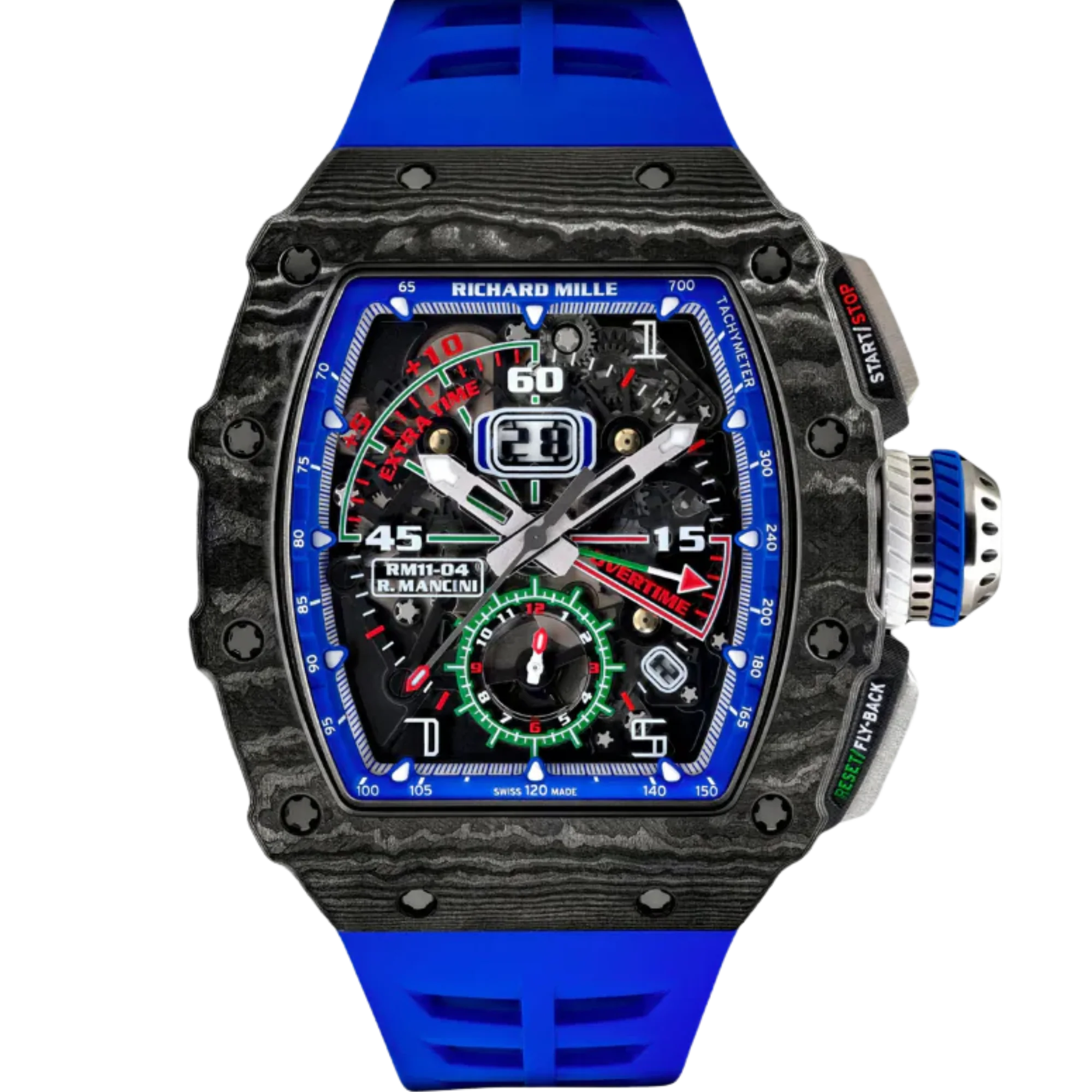 Richard Mille RM11-04 Black NTPT Mancini Flyback Chronograph - Richard Mille