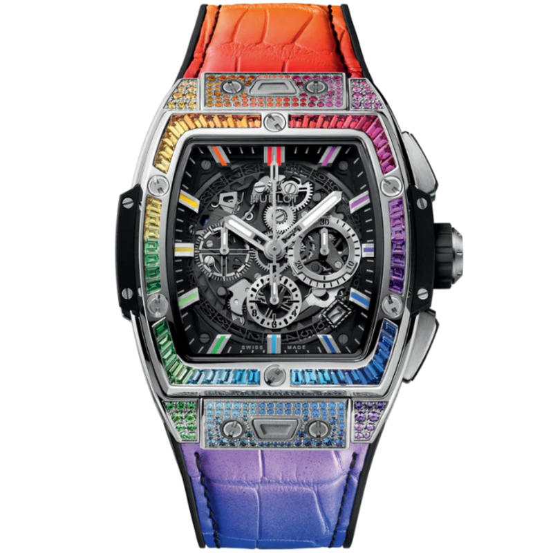 SPIRIT OF BIG BANG 42 MM TITANIUM RAINBOW - Hublot