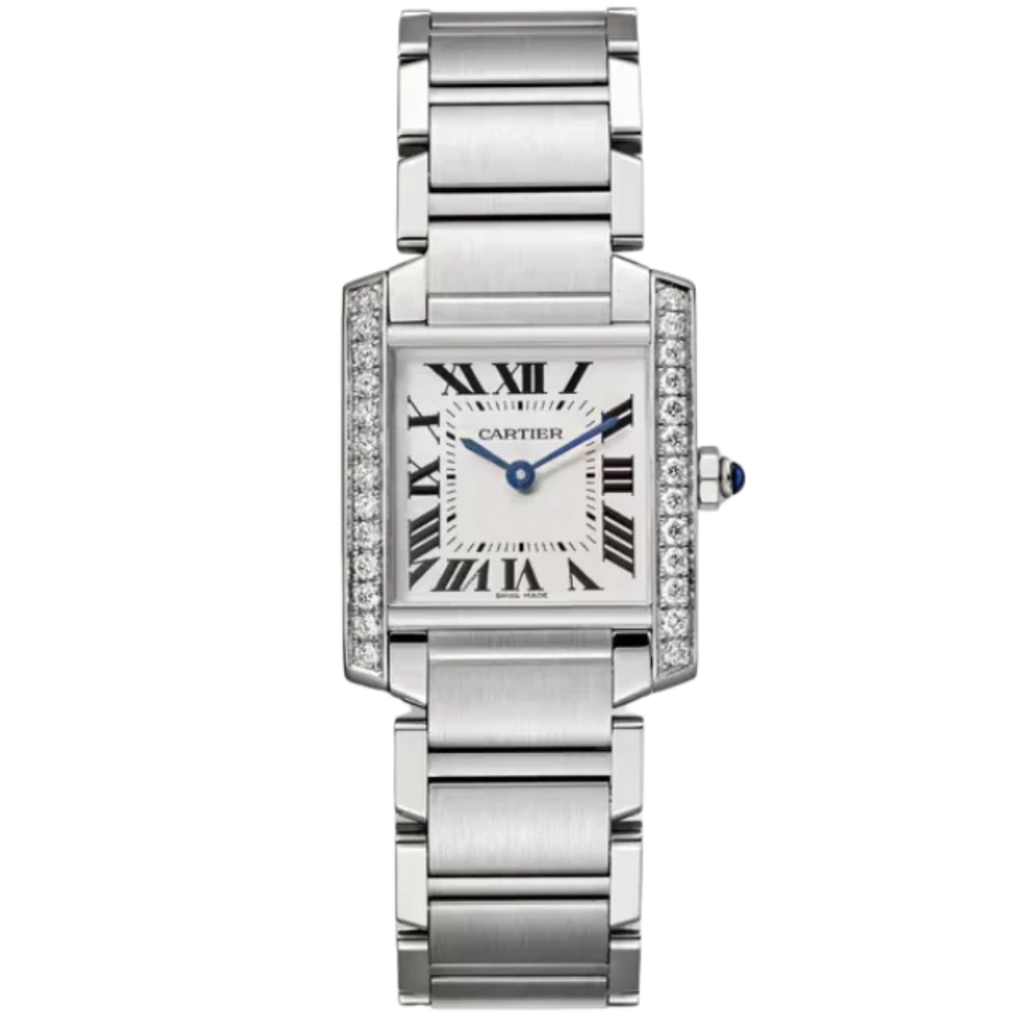 TANK 30 mm FRANÇAISE WATCH SILVER STAINLESS STEEL - Cartier