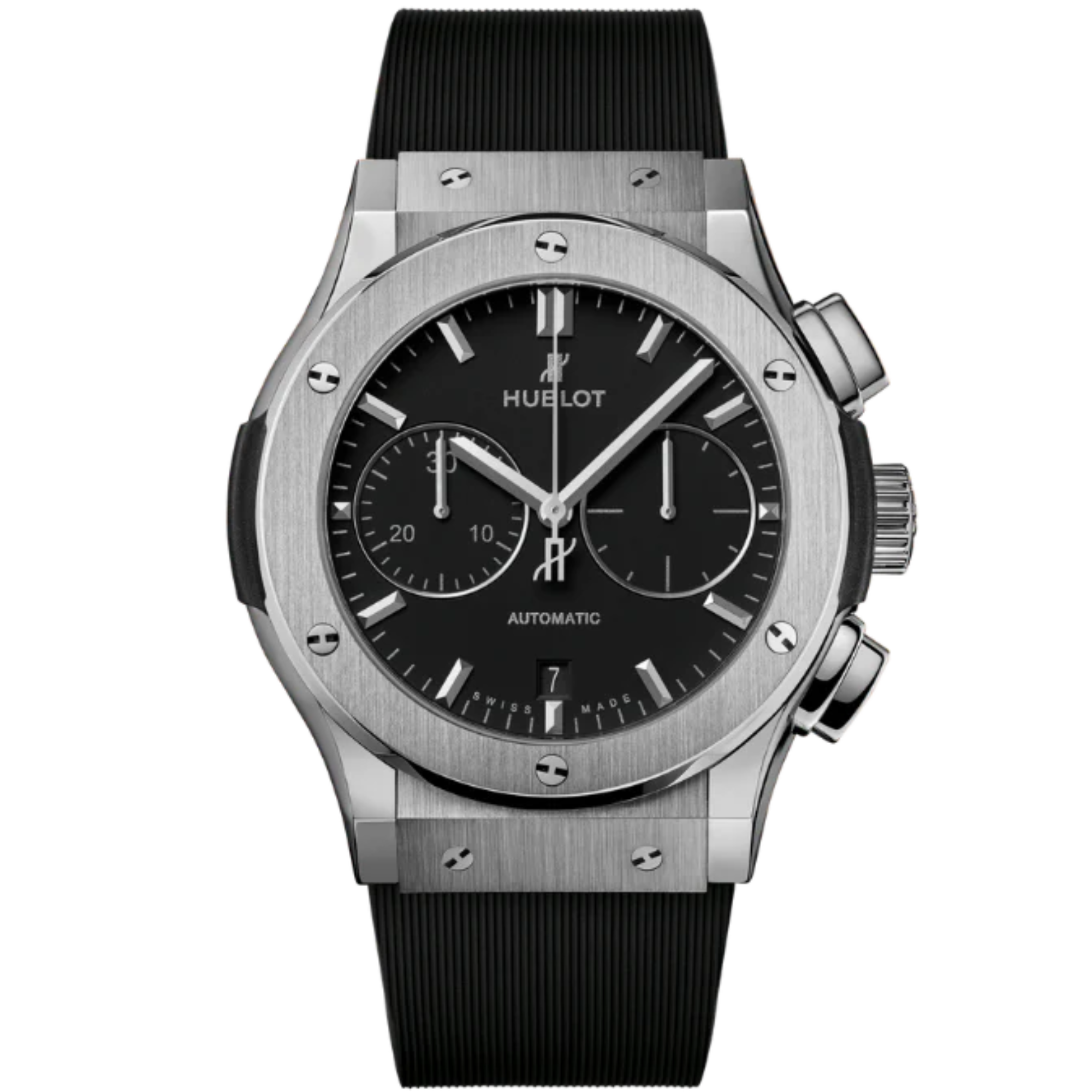 CLASSIC FUSION 42MM CHRONOGRAPH TITANIUM IN RUBBER STRAP - Hublot