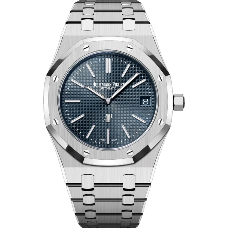 Audemars Piguet Royal Oak Ref. 16202ST.OO.1240ST.02 39MM Stainless Steel Jumbo Extra Thin Blue Dial - Audemars Piguet