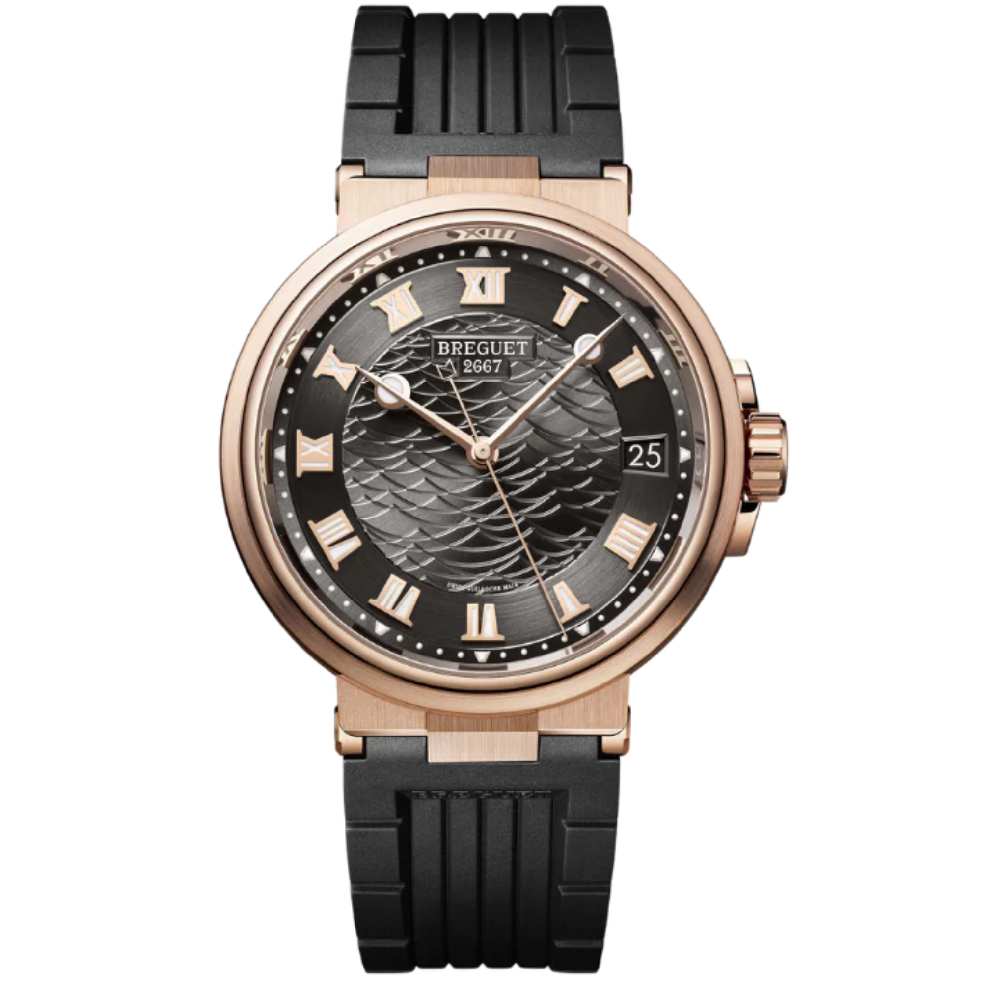 MARINE 5517 40 ROSE GOLD WITH SLATE GREY DIAL - Breguet