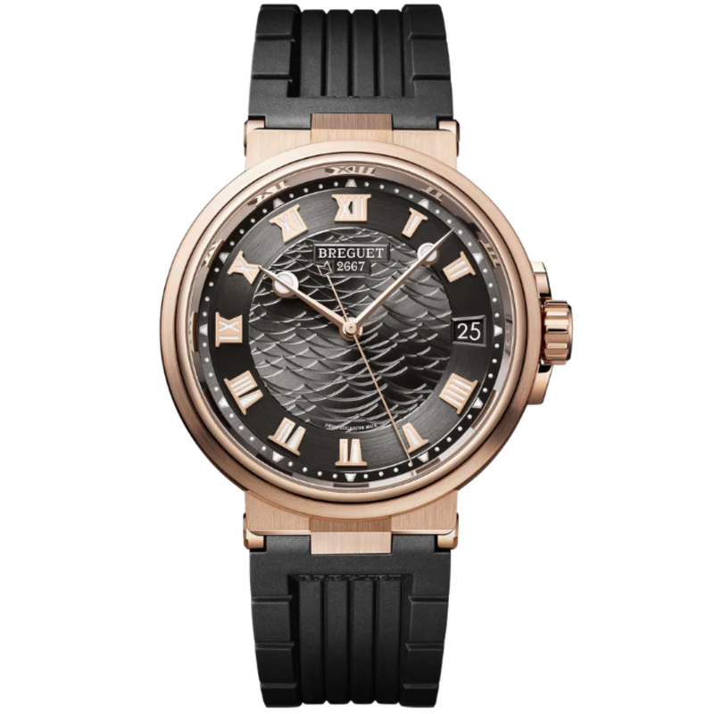 MARINE 5517 40 ROSE GOLD WITH SLATE GREY DIAL - Breguet