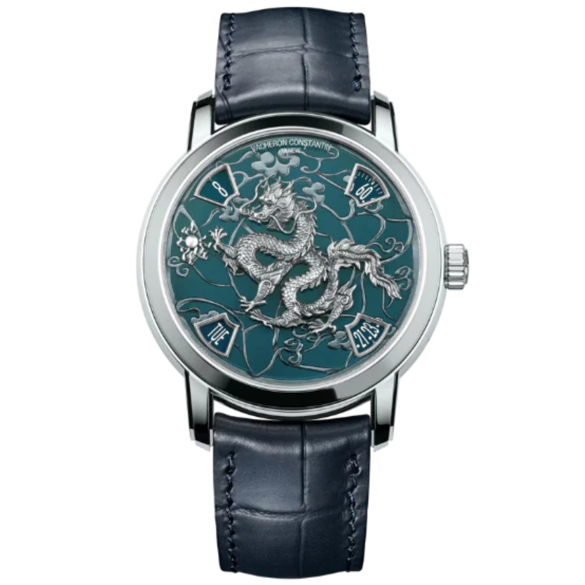 METIERS D'ART THE LEGEND OF THE CHINESE ZODIAC - YEAR OF THE DRAGON 40 MM PLATINUM 950 WITH 22K WHITE GOLD DIAL - Vacheron Constantin