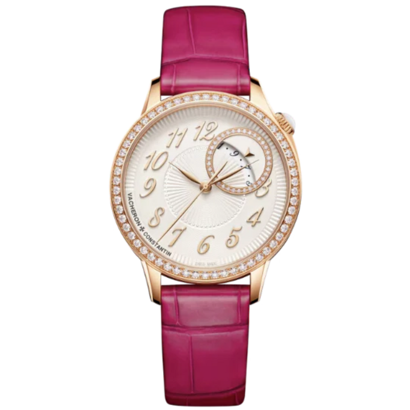 EGERIE SELF WINDING 35 MM 18K PINK GOLD WITH PLEATED MOTIF DIAL - Vacheron Constantin