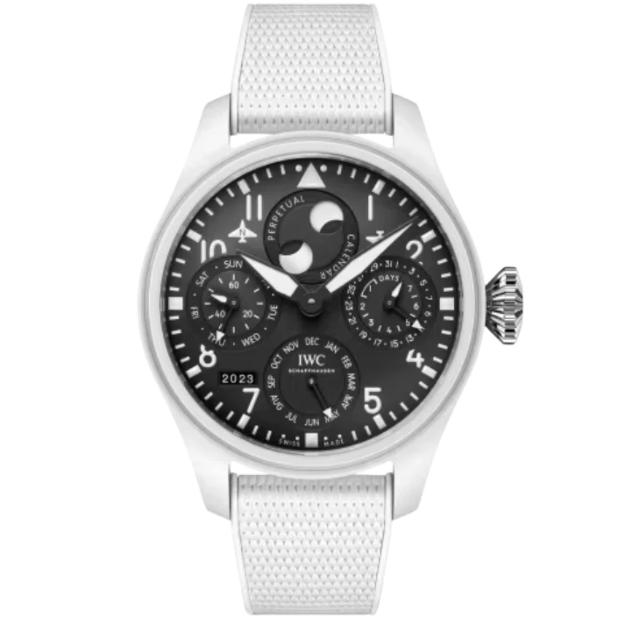 BIG PILOT’S WATCH PERPETUAL CALENDAR TOP GUN LAKE TAHOE 46 MM CERAMIC WITH BLACK DIAL - IWC