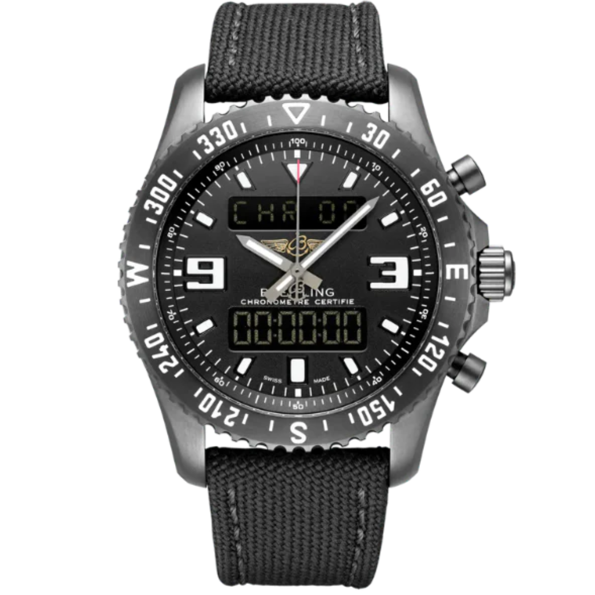 CHRONOSPACE MILITARY 46 MM DLC-COATED STAINLESS STEEL WITH BLACK DIAL - Breitling