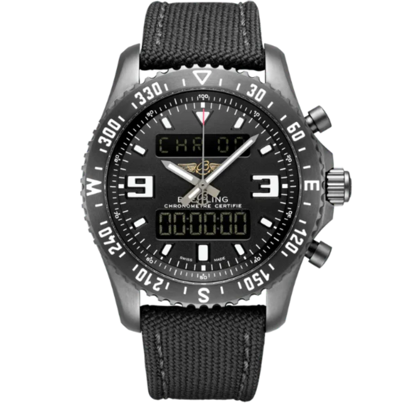 CHRONOSPACE MILITARY 46 MM DLC-COATED STAINLESS STEEL WITH BLACK DIAL - Breitling