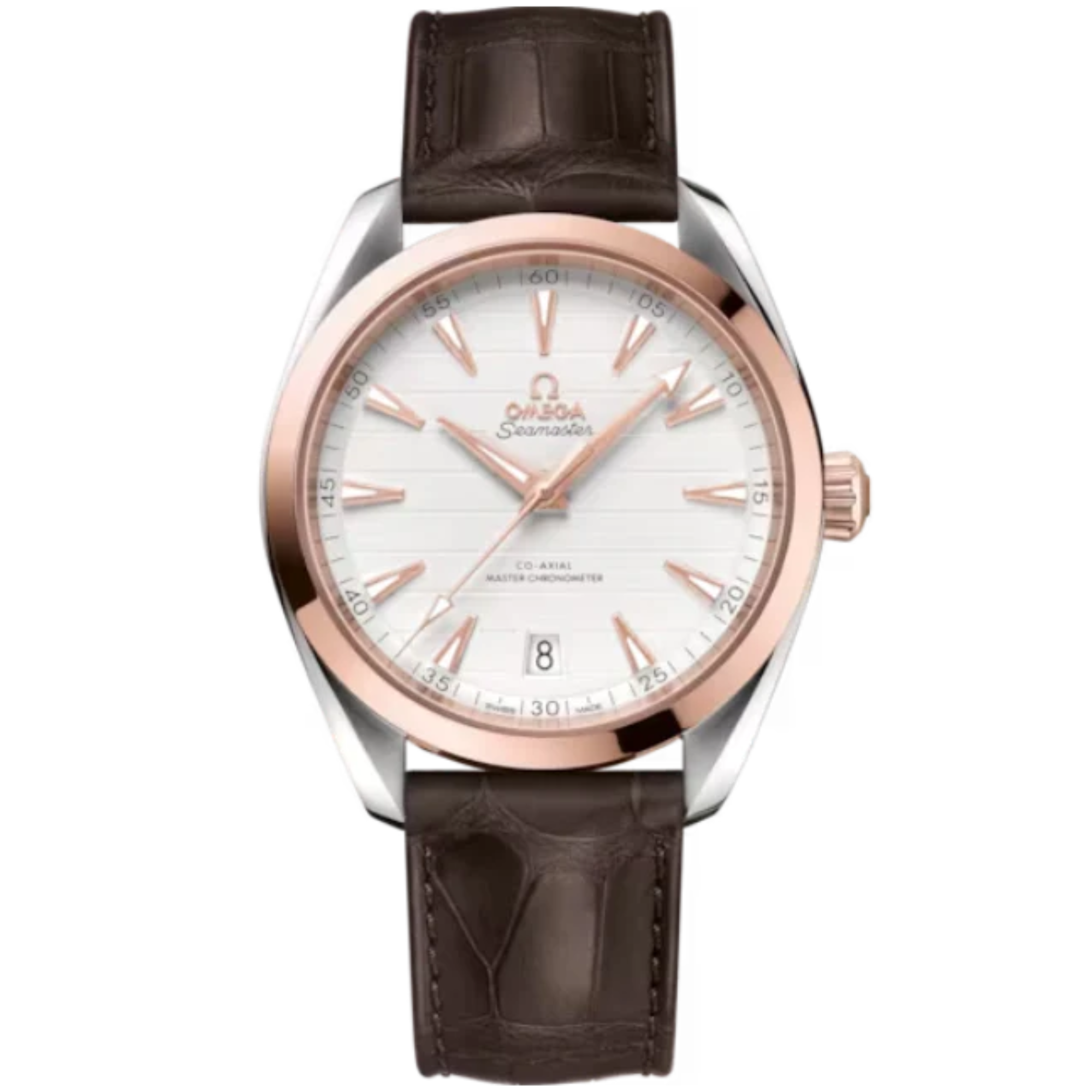 SEAMASTER AQUA TERRA 150M 41 MM STAINLESS STEEL - SEDNA™ GOLD WITH SILVER DIAL - Omega