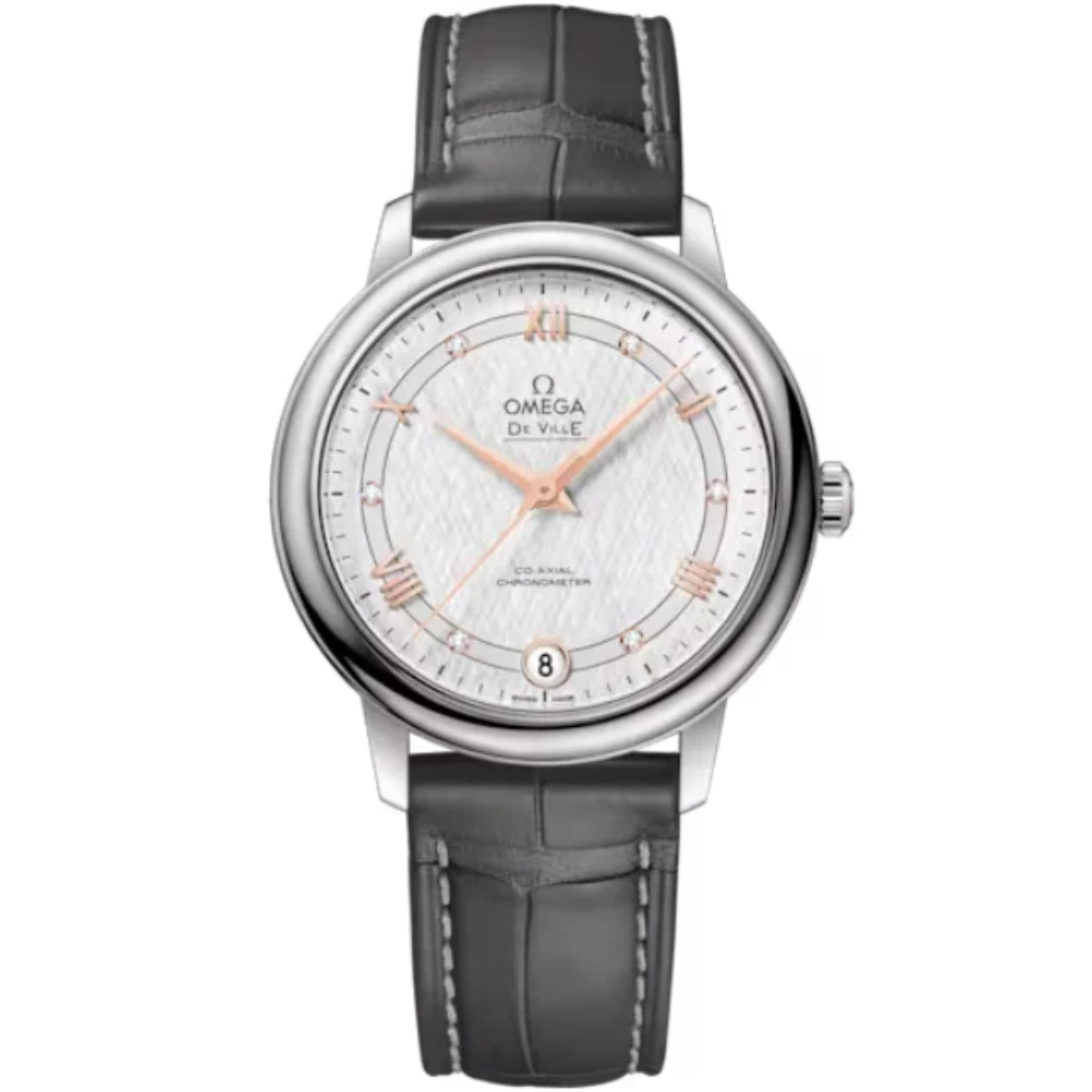 DE VILLE PRESTIGE 33 MM STAINLESS STEEL WITH SILVER DIAL - Omega