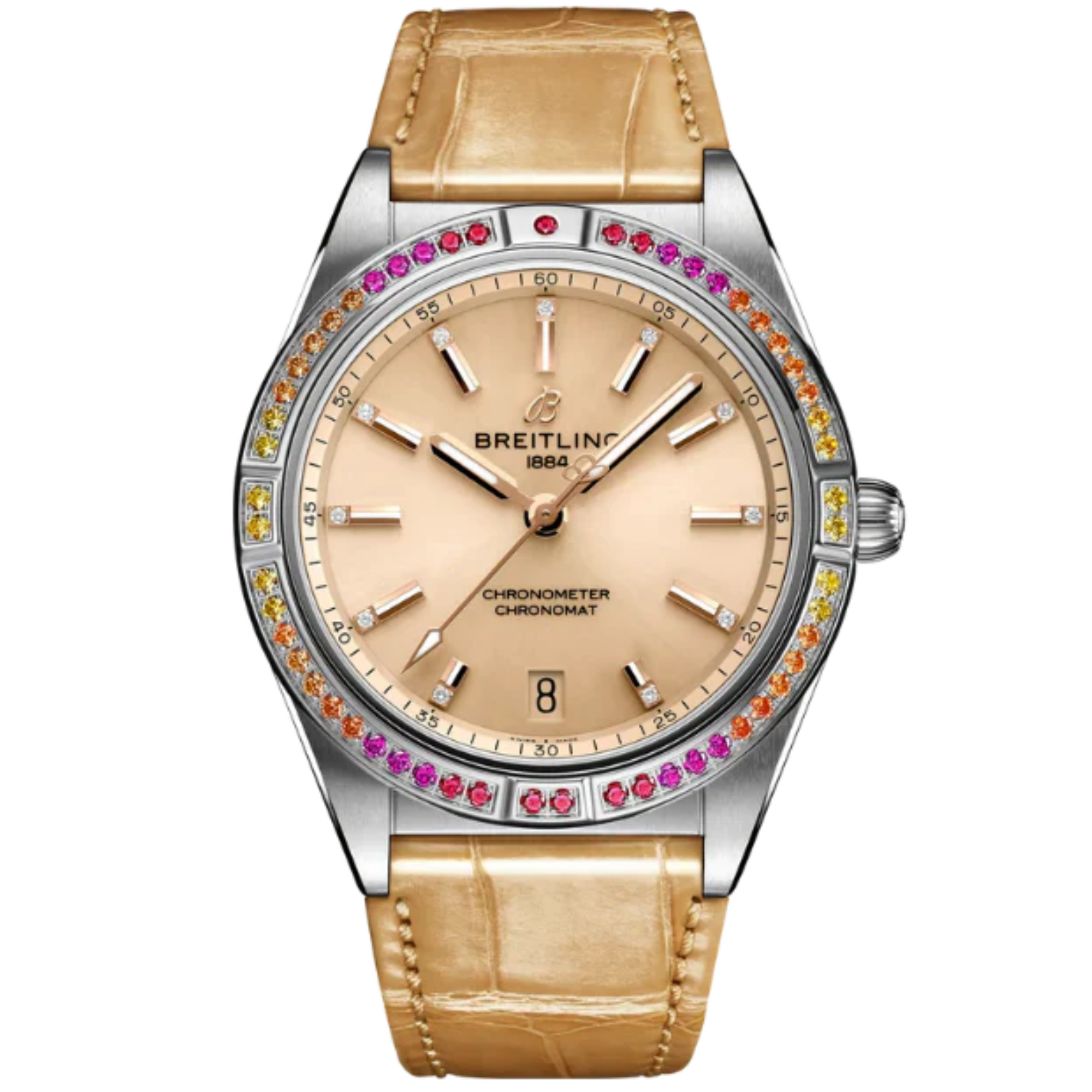 CHRONOMAT AUTOMATIC SOUTH SEA 36 MM STAINLESS STEEL WITH BEIGE DIAL - Breitling