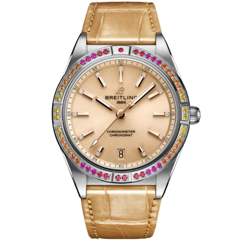 CHRONOMAT AUTOMATIC SOUTH SEA 36 MM STAINLESS STEEL WITH BEIGE DIAL - Breitling