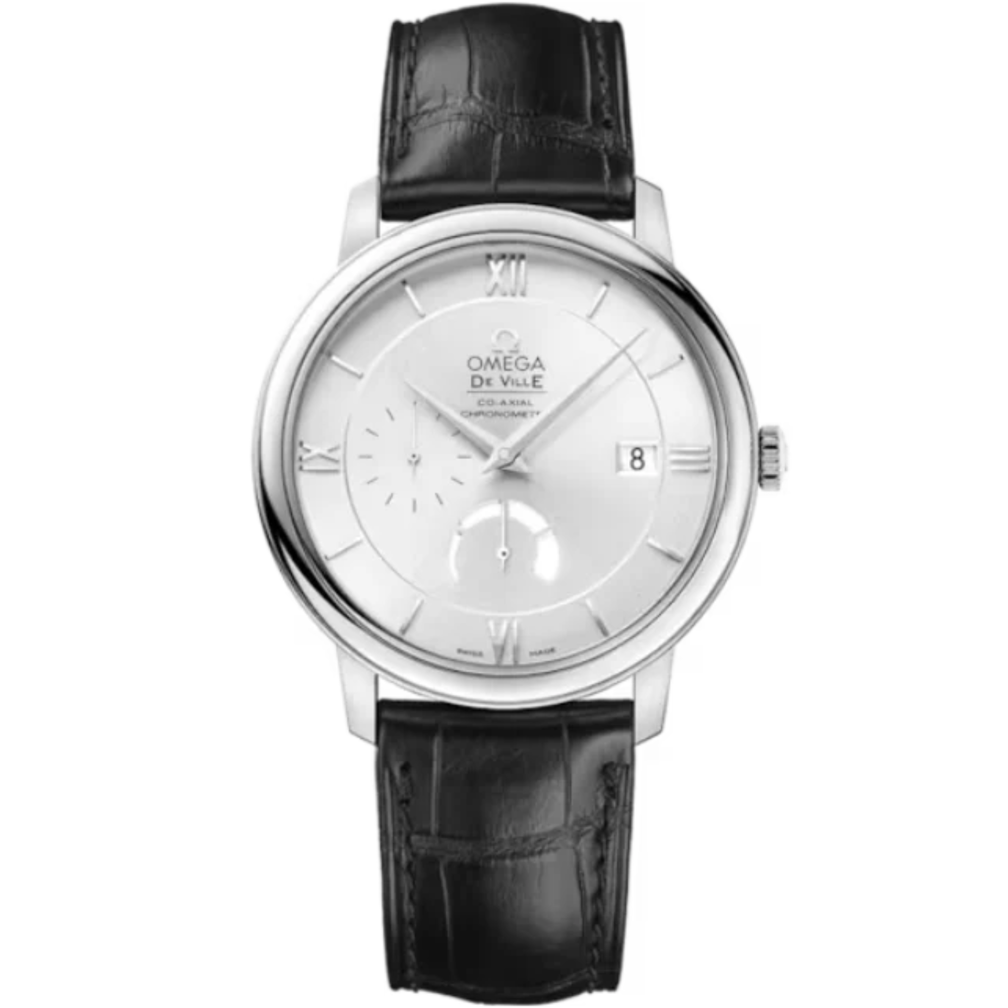 DE VILLE PRESTIGE 39 MM STAINLESS STEEL WITH SILVER DIAL - Omega