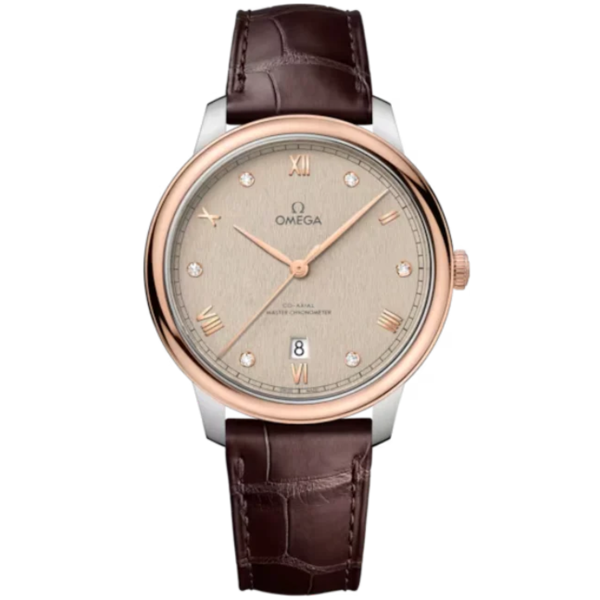DE VILLE PRESTIGE 40 MM STAINLESS STEEL - SEDNA™ GOLD WITH LINEN DIAL - Omega